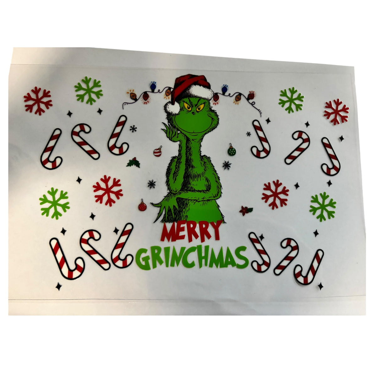 Christmas 24oz cup wrap