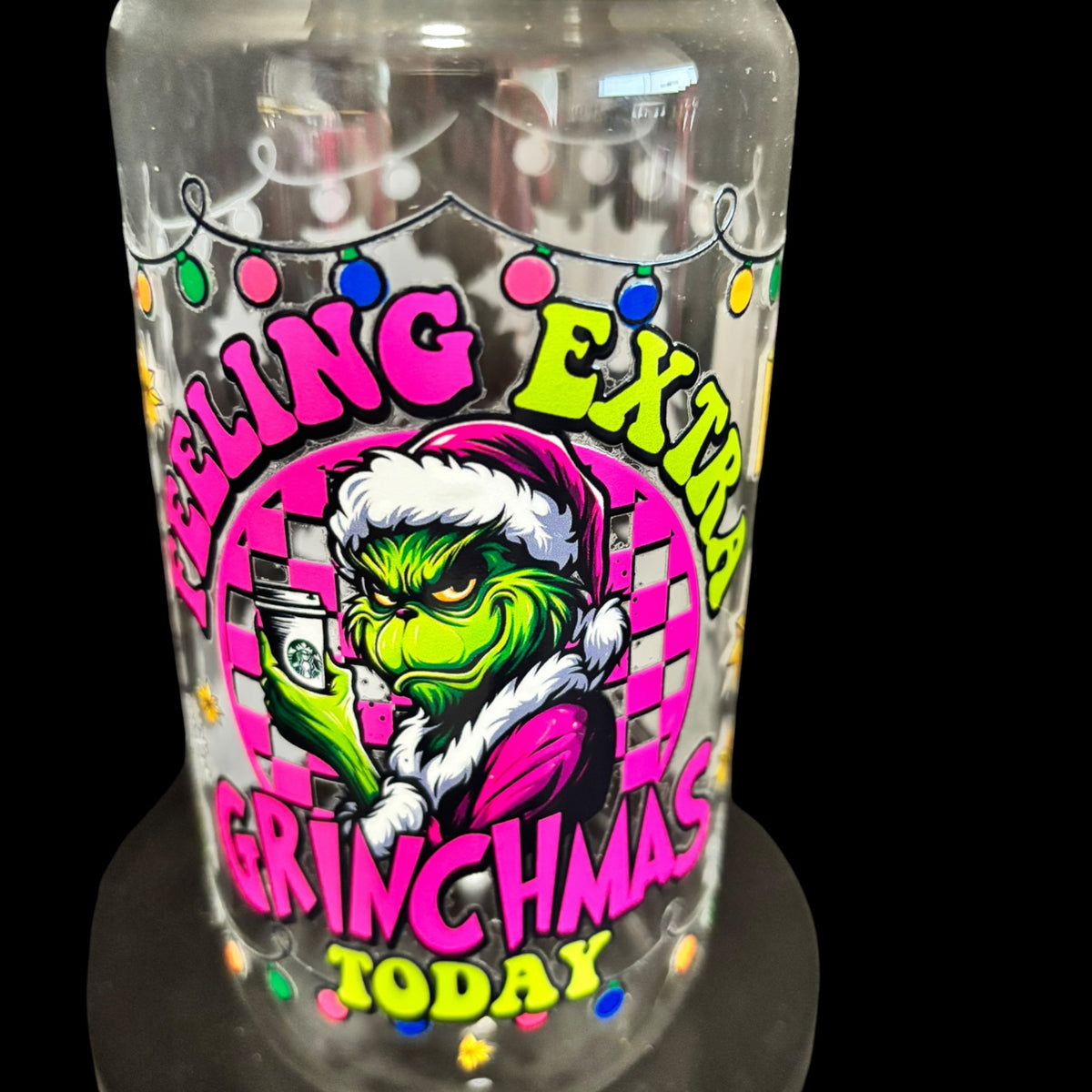 16oz Glass Libby Cup BUY 1 GET 1 50% Off On All Pre Made Glass Libby Cups