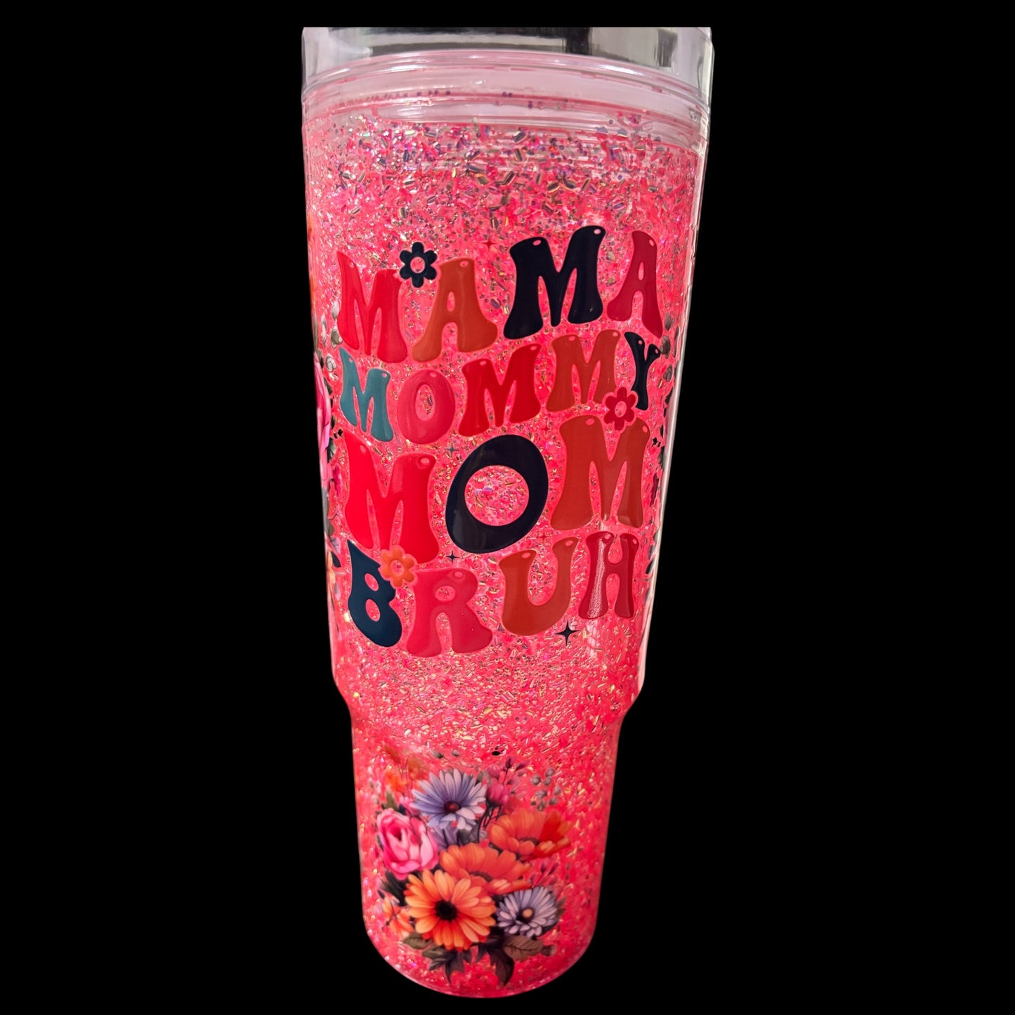 Premade 40oz Snowglobe Cup