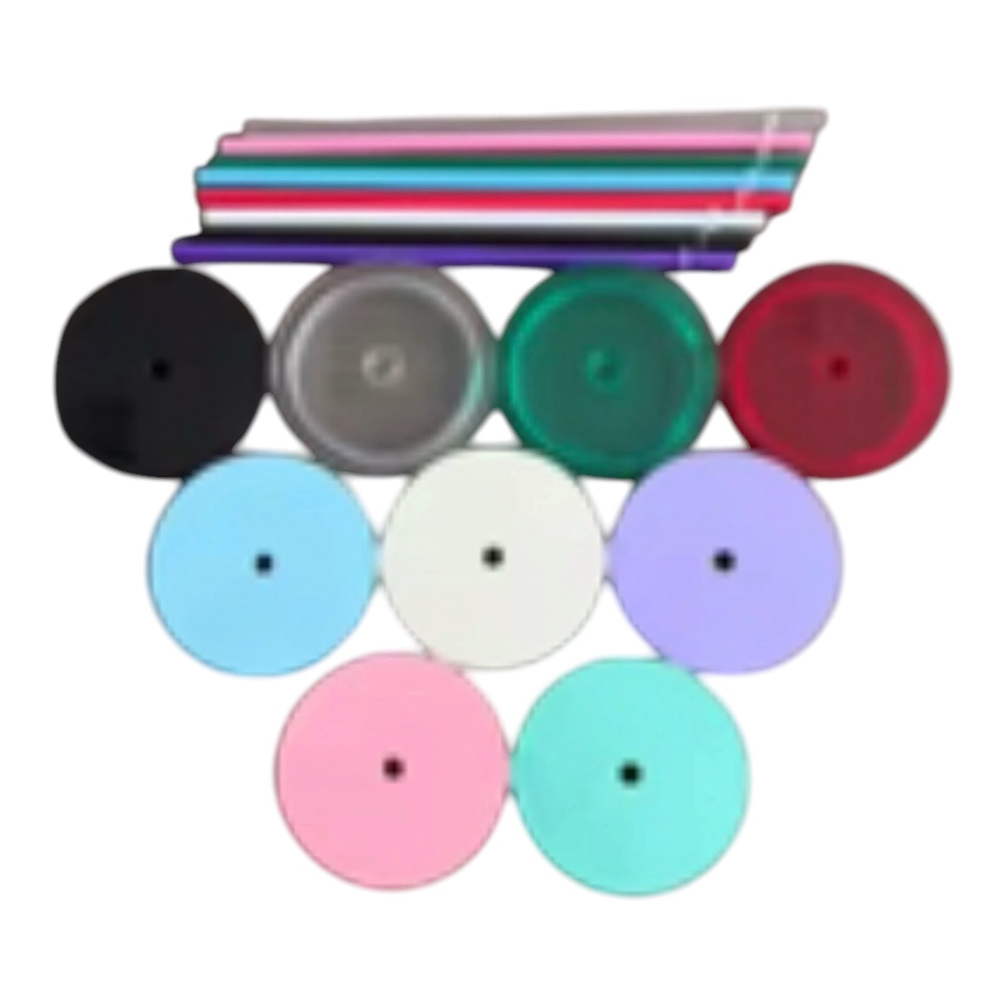 Colourful Cup Lids for 24oz cups