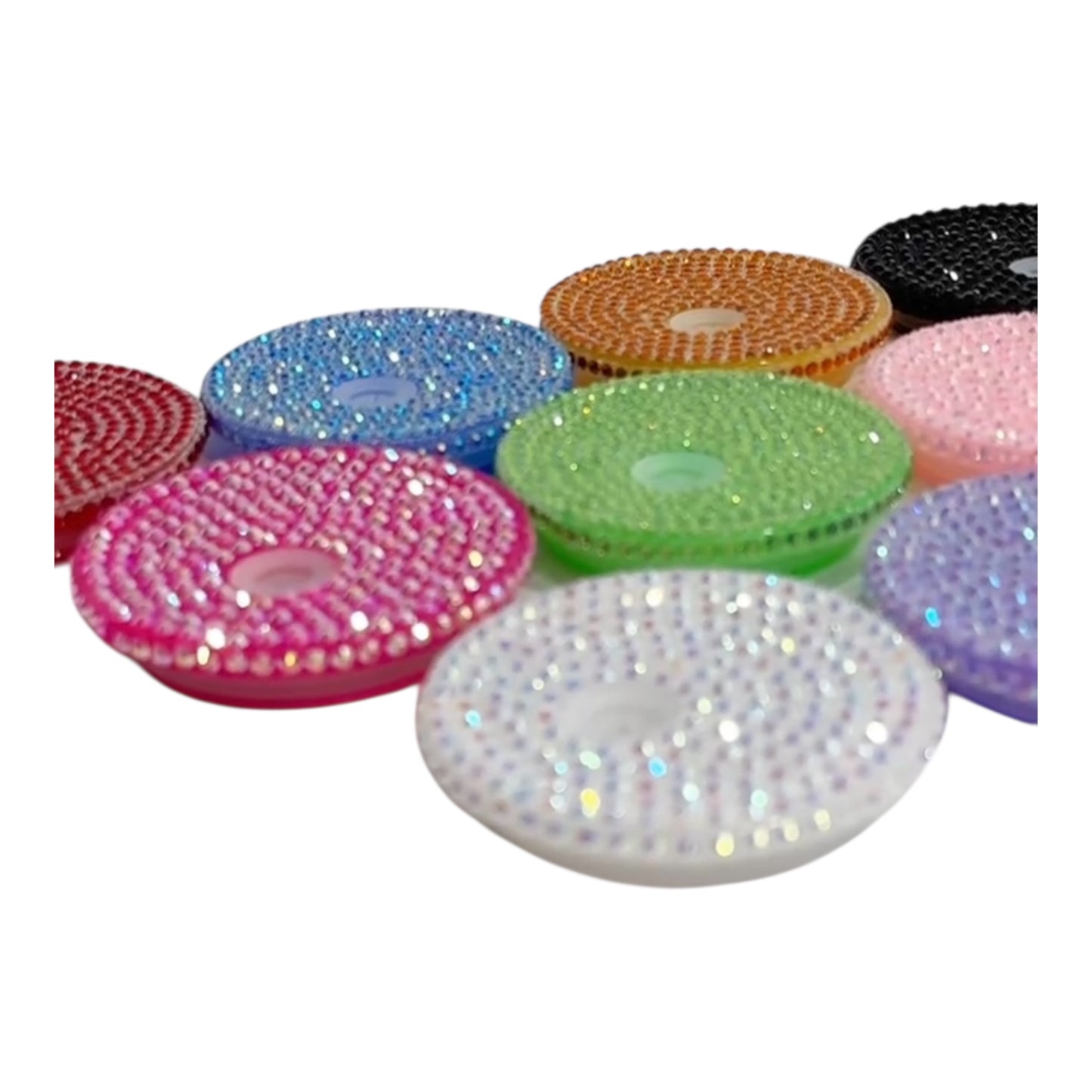 Rhinestone Cup Lids