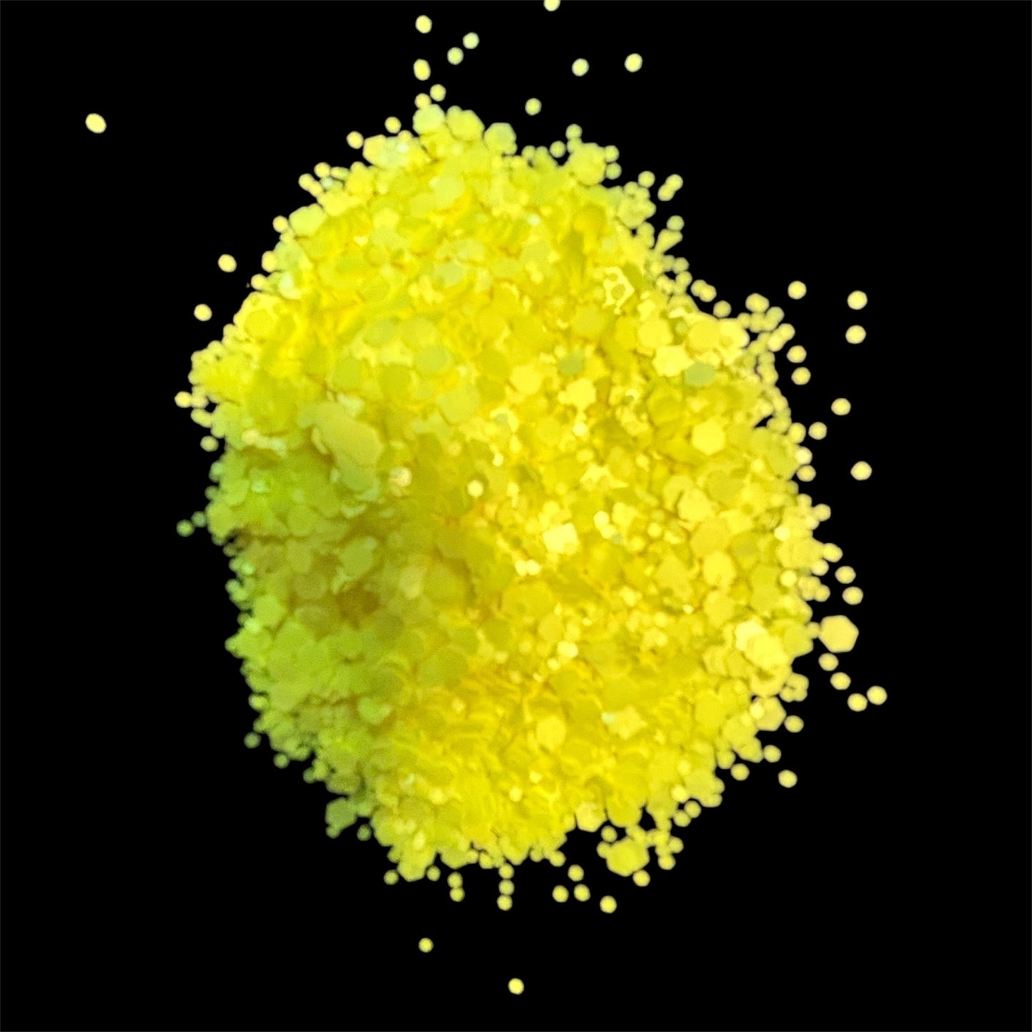 Mellow Yellow Chunky Matte Glitter