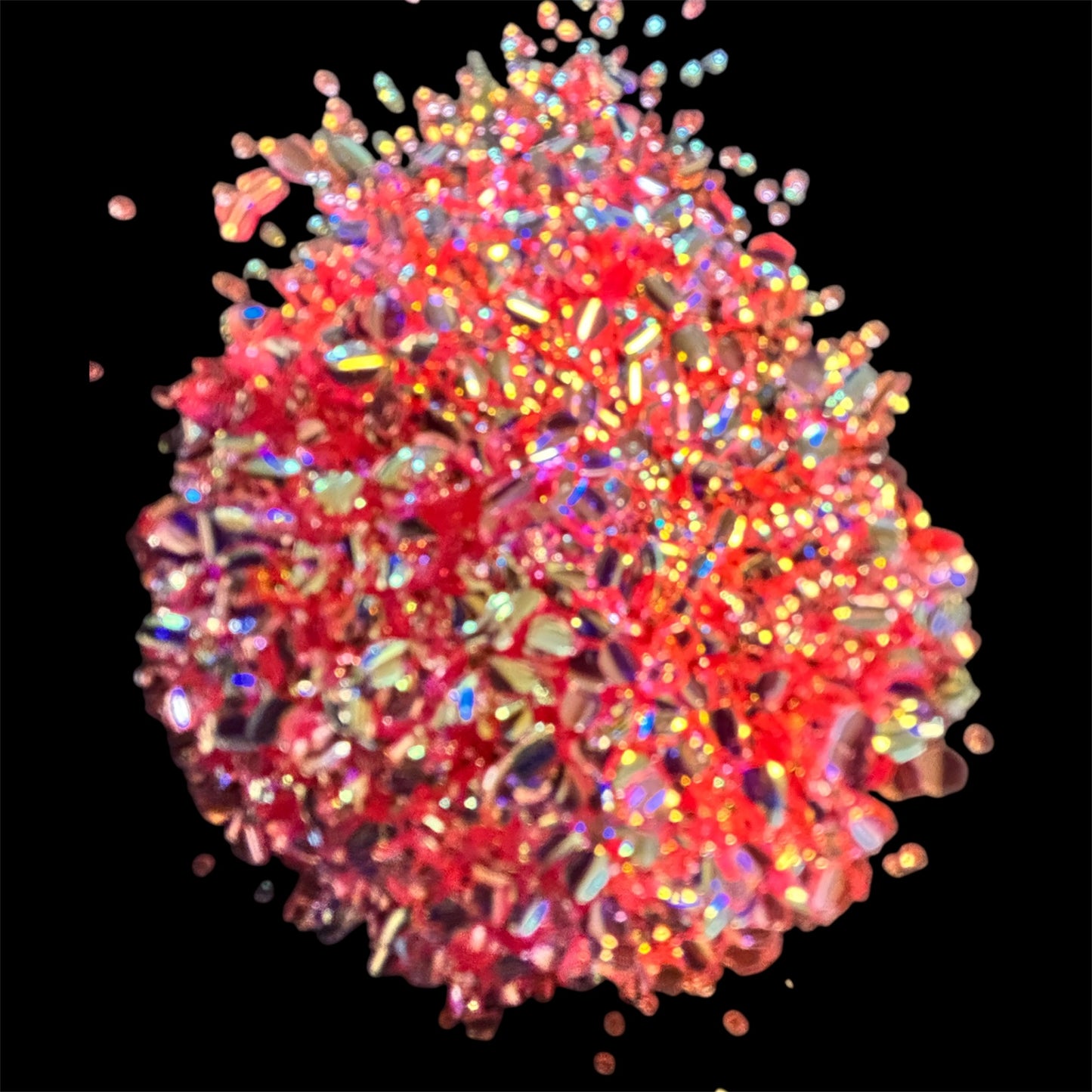 Creamsicle Bubble 3D Glitter