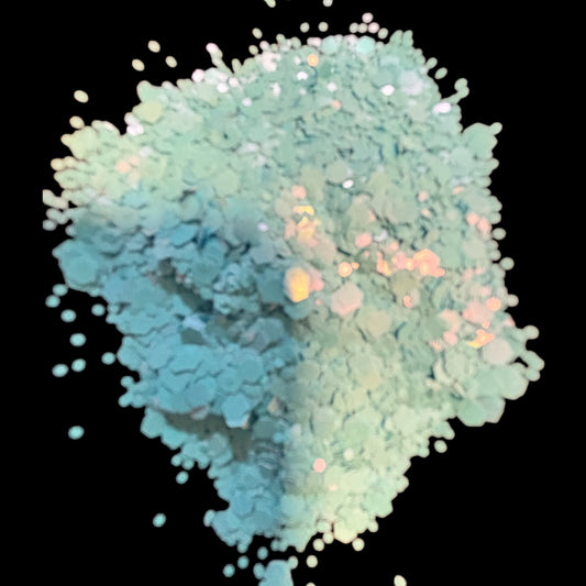 Arctic Aqua Chunky Matte Glitter