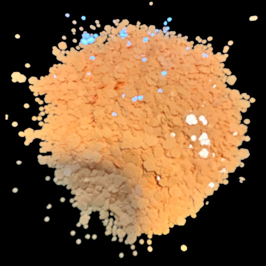 Peachy Peach Matte Chunky Glitter