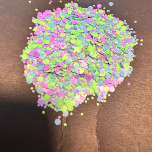 Unicorn Matte Chunky Glitter