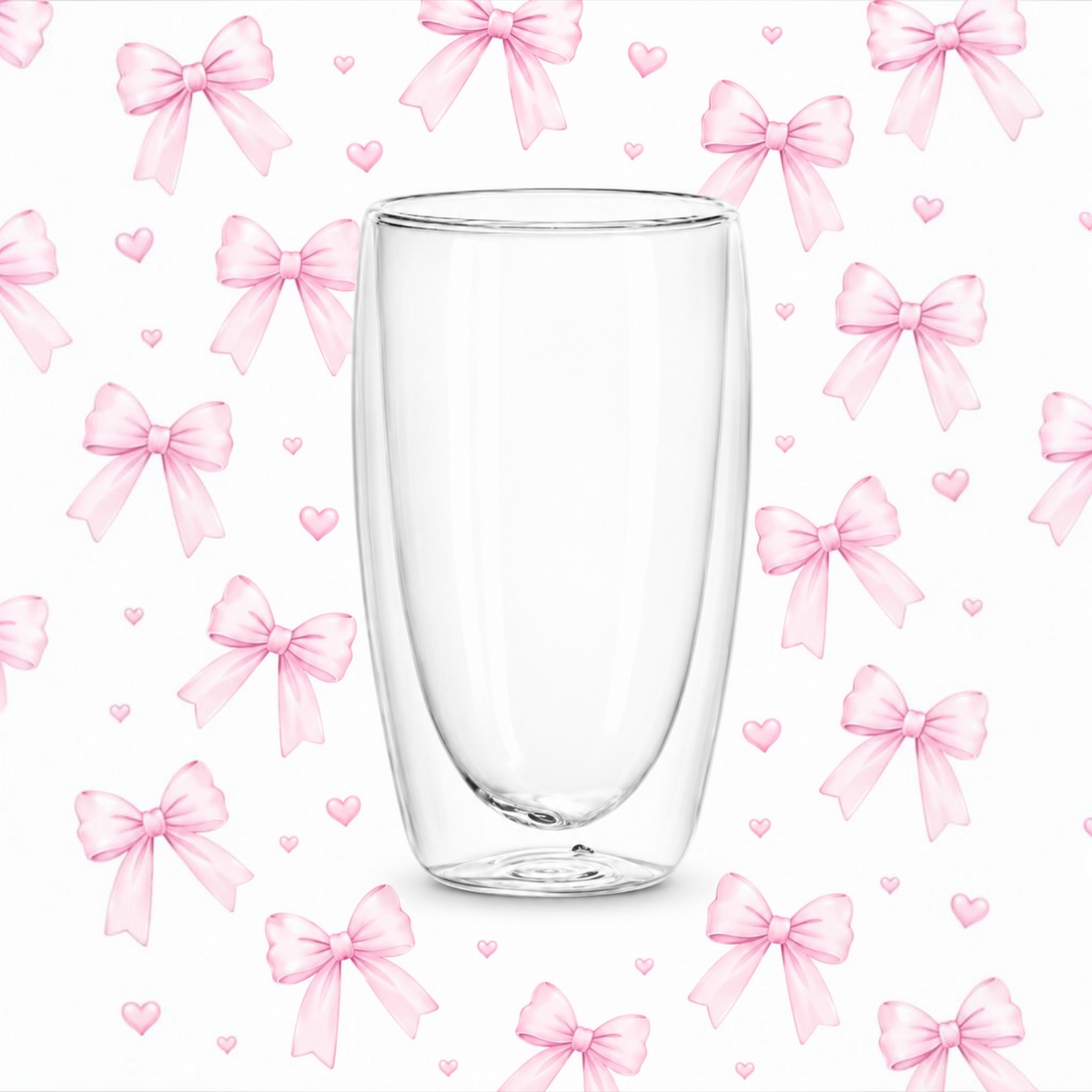 15oz GLASS (No Lid) Snowglobe Cup