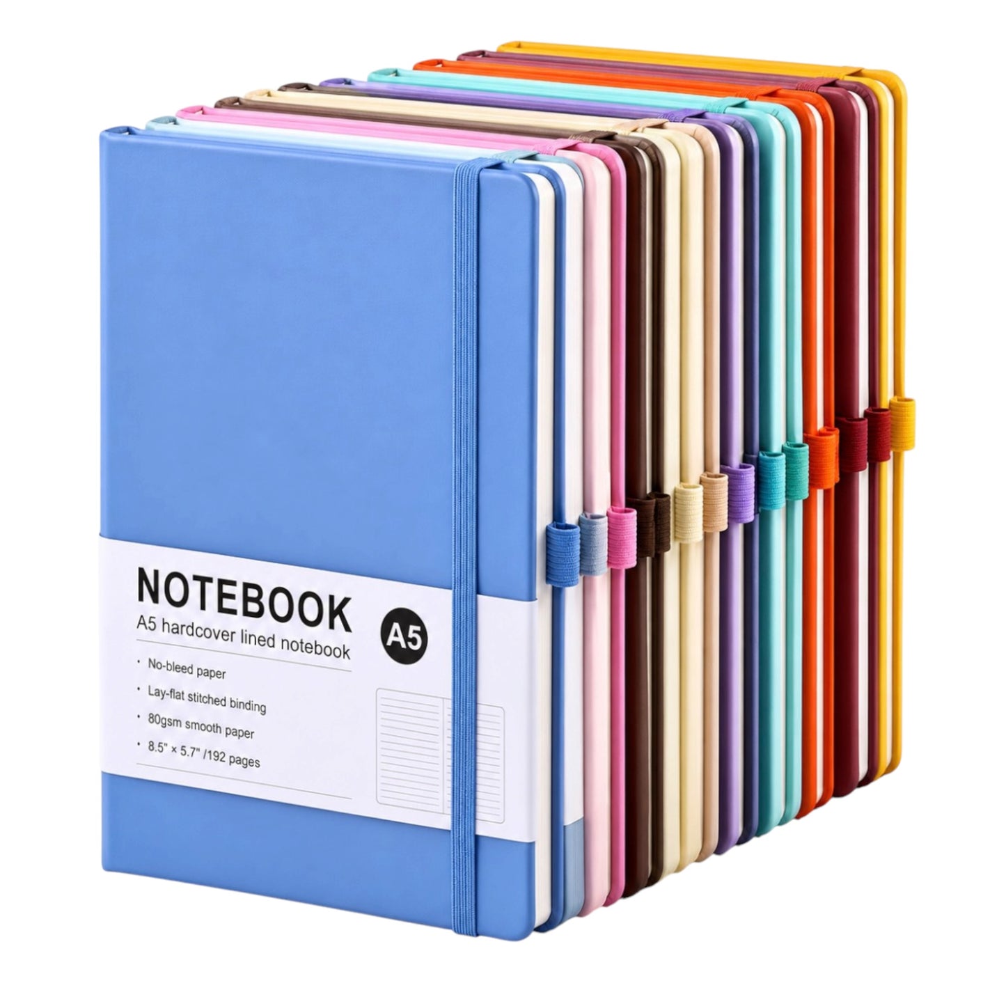 STEP 1: SELECT your Leather Wrapped Hard Cover Lined 150 page Notebook