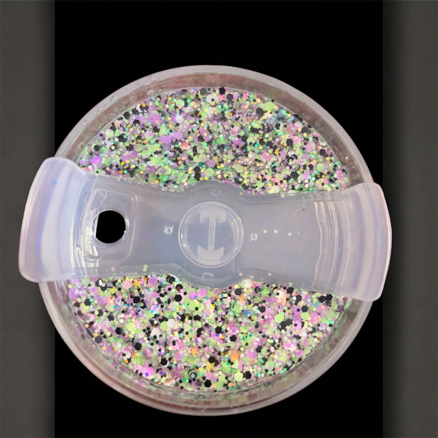 Custom Glitter Lid to Match Cup ADD ON