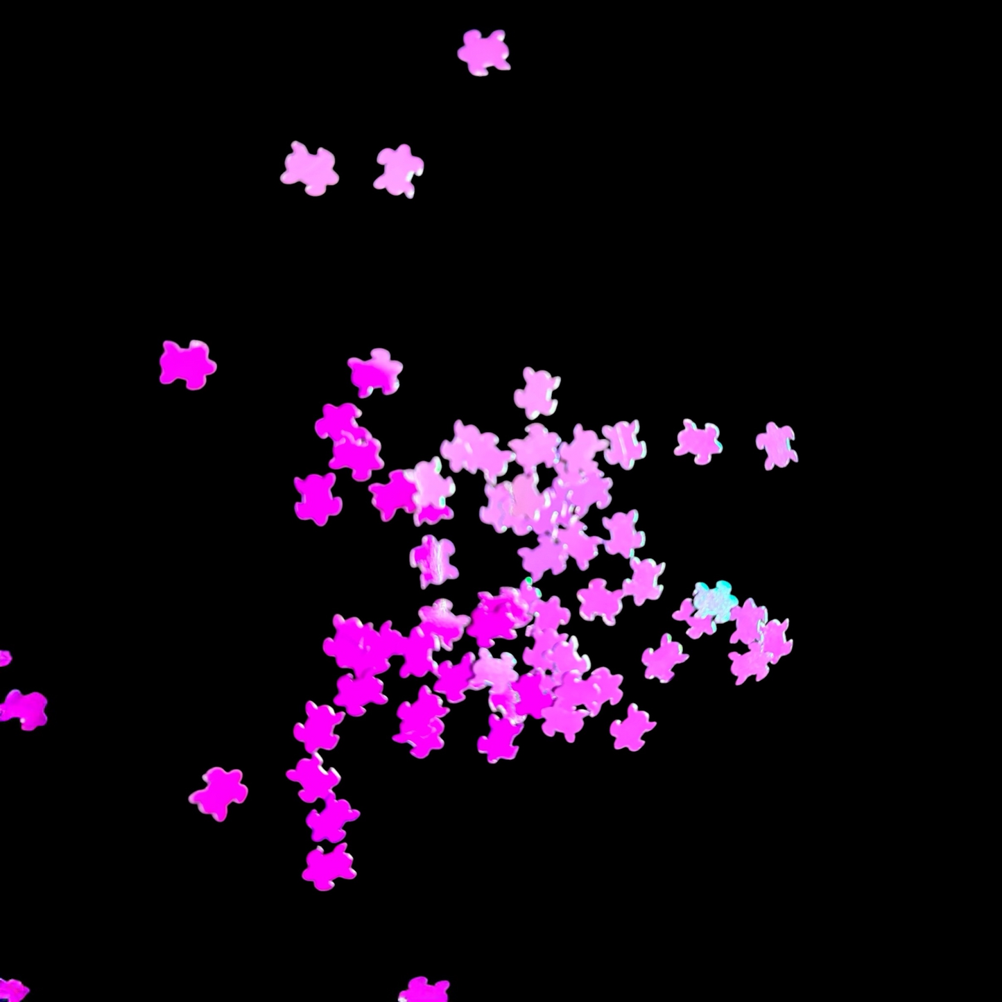 Turtle Shaped Glitter