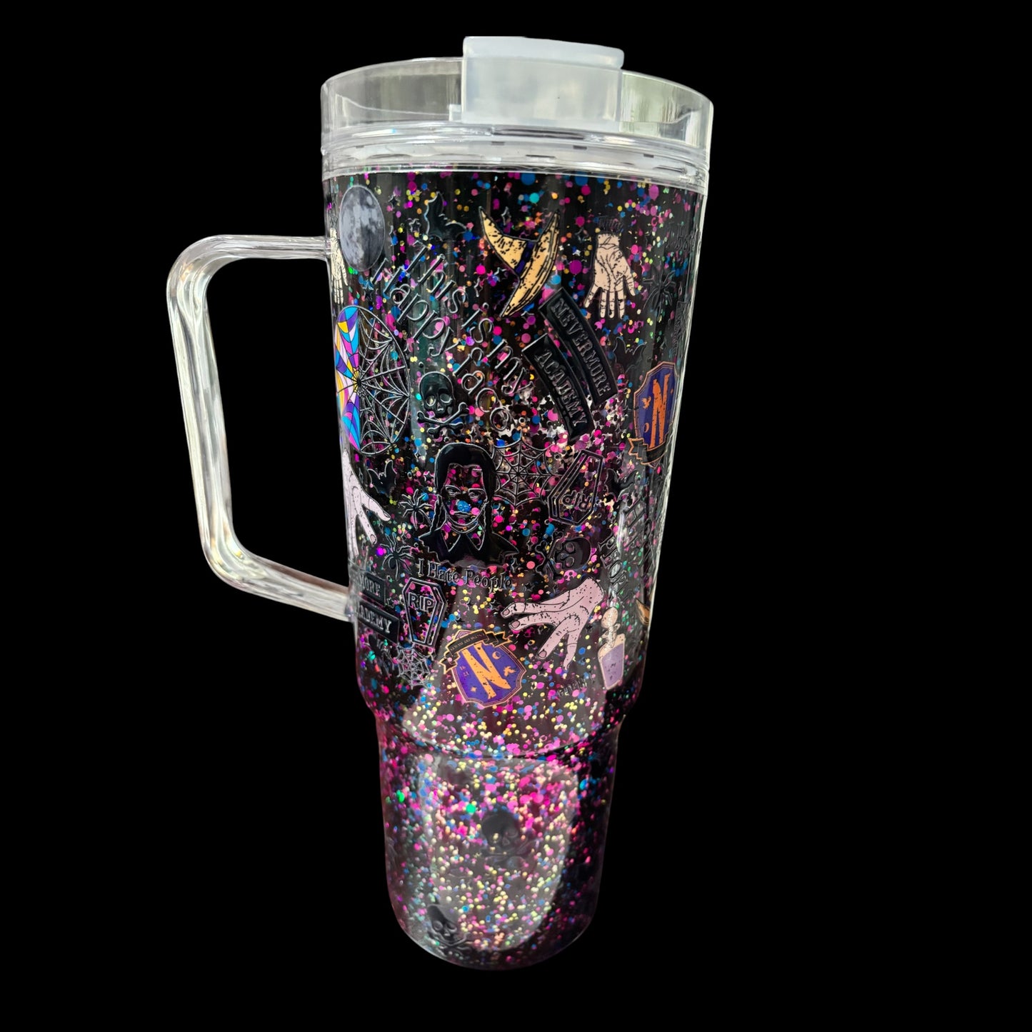 Premade 40oz Snowglobe Cup