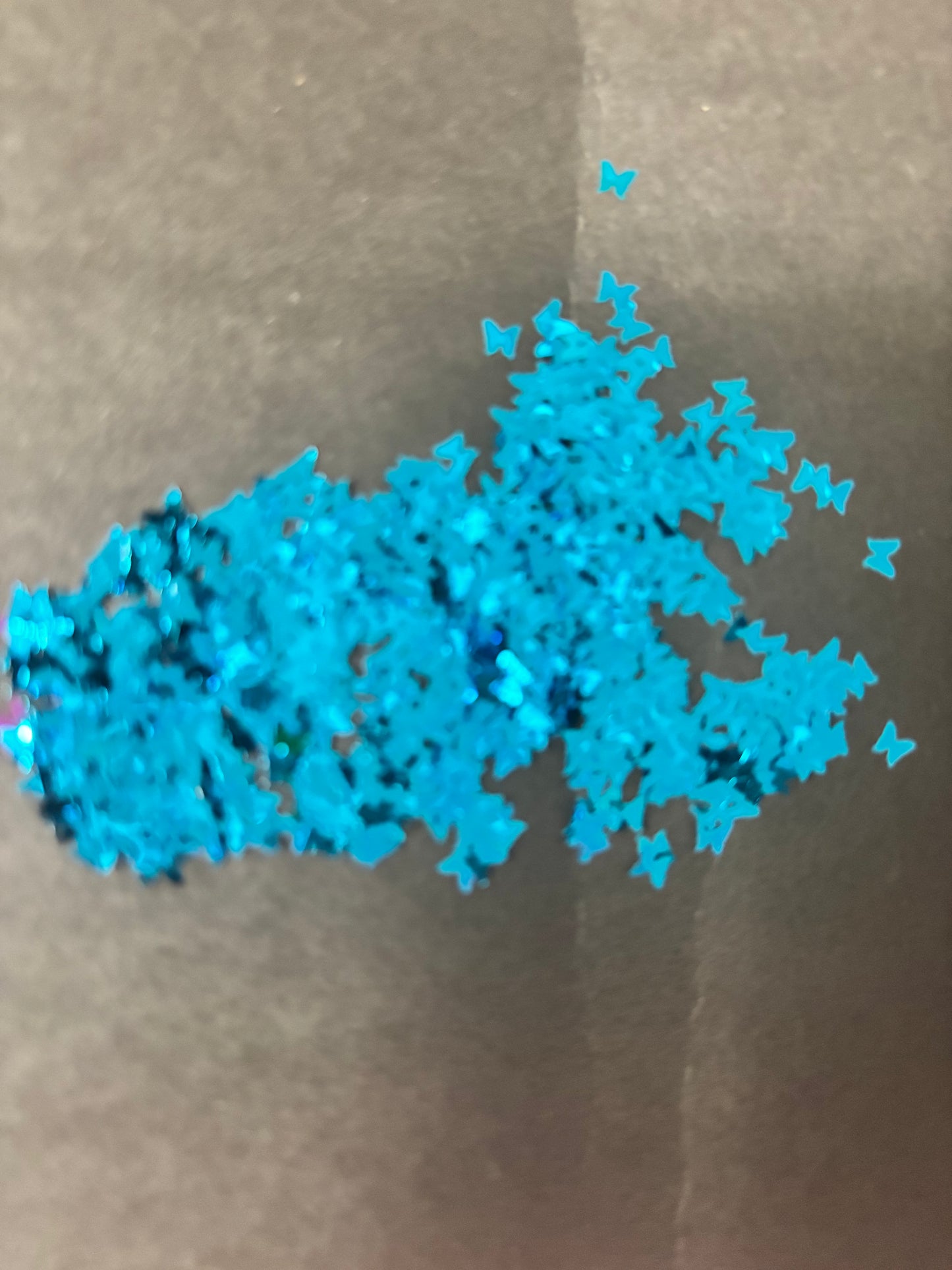 Iridescent Blue Mini Butterflies