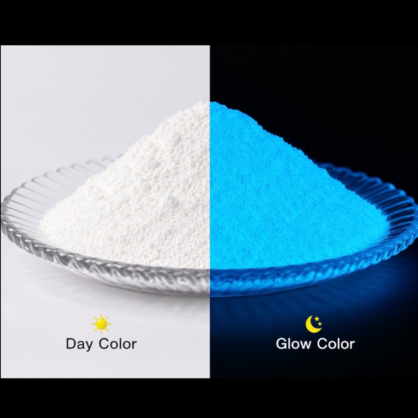 GLOW MICA White to Blue