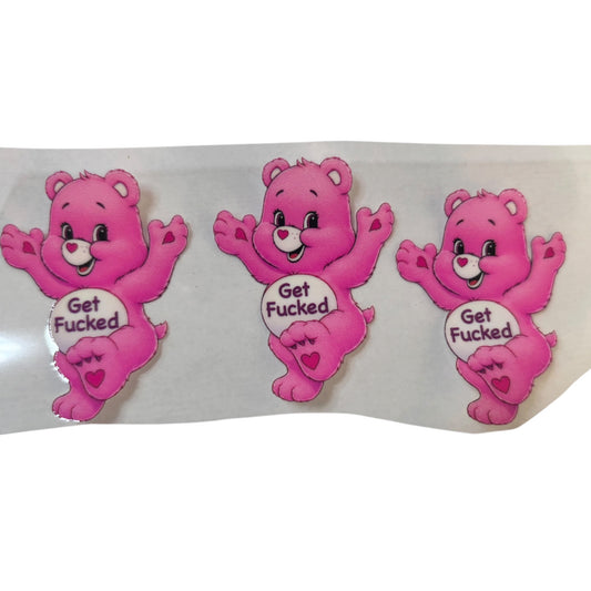 3 Swear Bears for Shot Glass Only