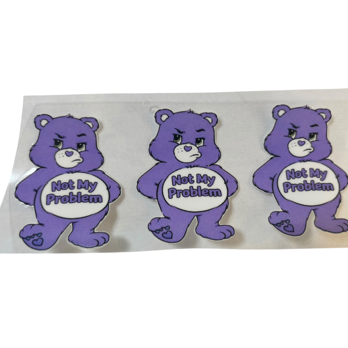 3 Swear Bears for Shot Glass Only