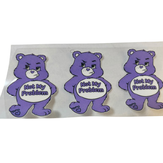 3 Swear Bears for Shot Glass Only