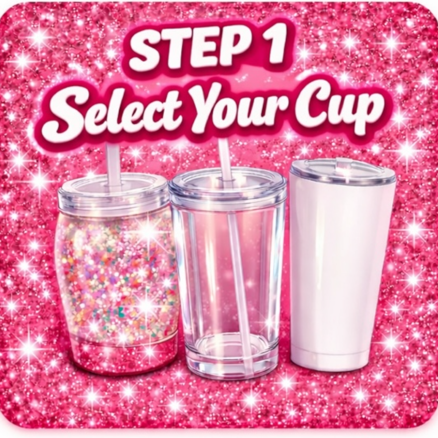 Select Your Cup To Make On TikTok Live. All Snowglobe Cups are Acrylic unless otherwise noted.