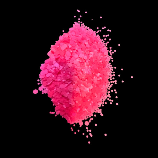 Barbie Pink Matte Chunky Glitter