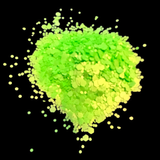 Lime Punch Matte Chunky Glitter