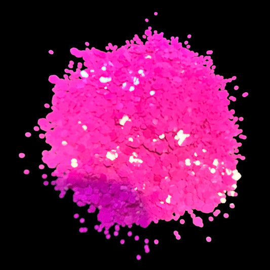 Berry Pink Chunky Matte Glitter