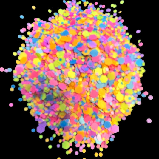 Retro Rave Chunky Matte Glitter