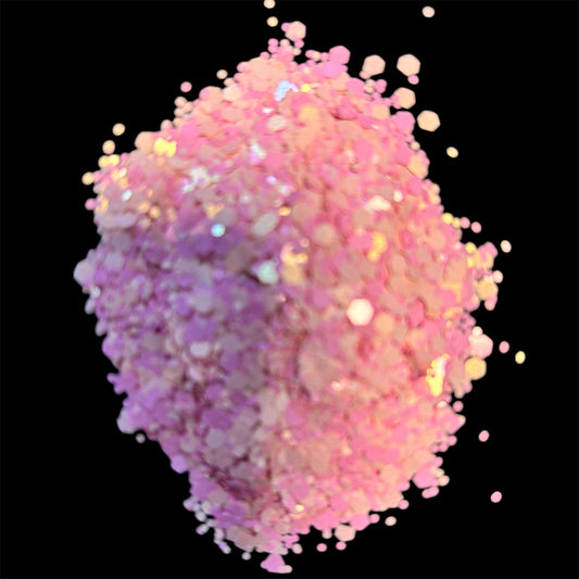 Pink Pedal Chunky Matte Glitter