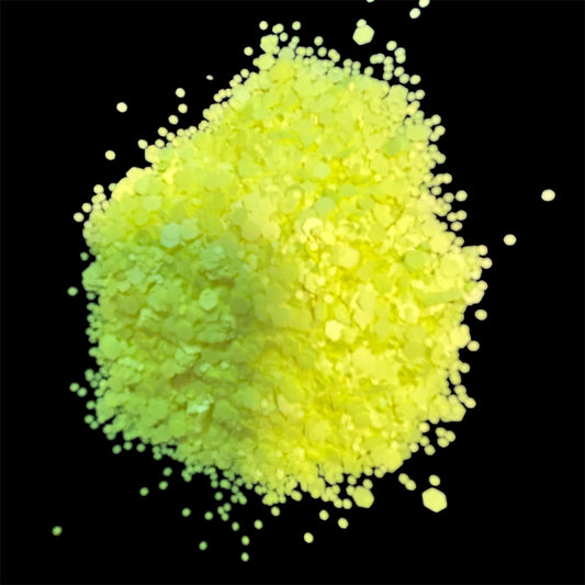 Lemonade Neon Chunky Matte Glitter