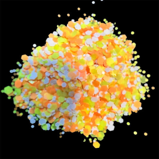 Creamsicle Chunky Matte Glitter