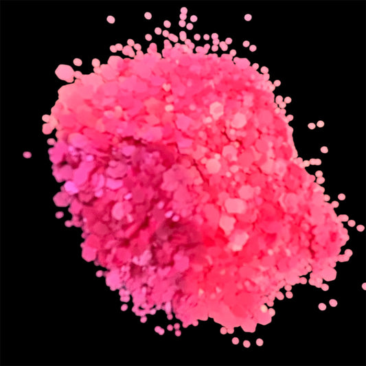 Electric Fuchsia Chunky Matte Glitter