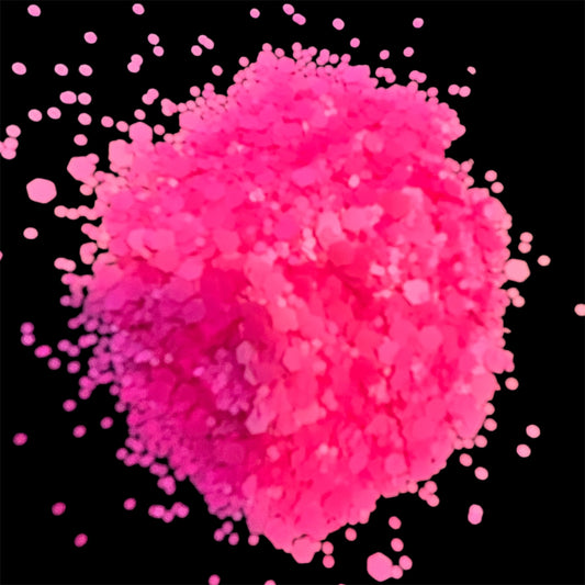 Hot Pink Haze Chunky Matte Glitter