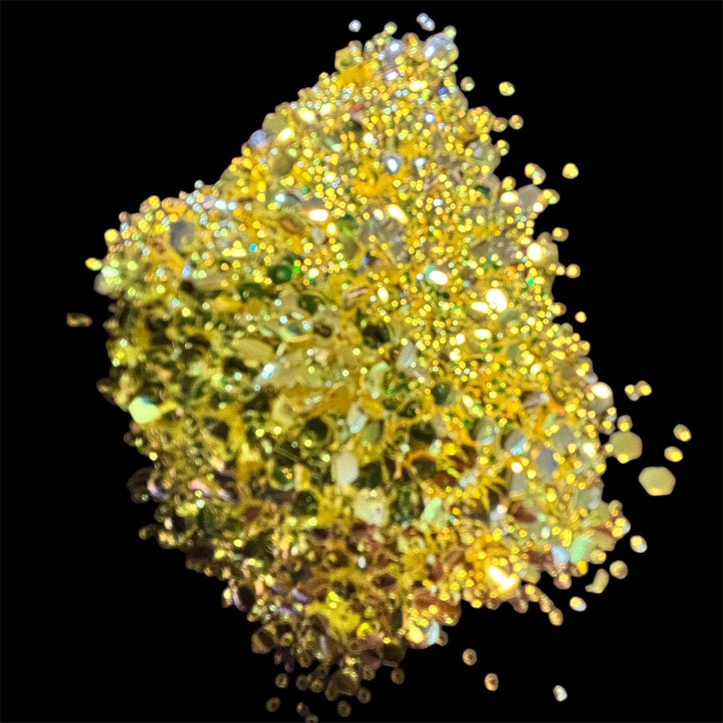 Lemon Bubble 3D Glitter