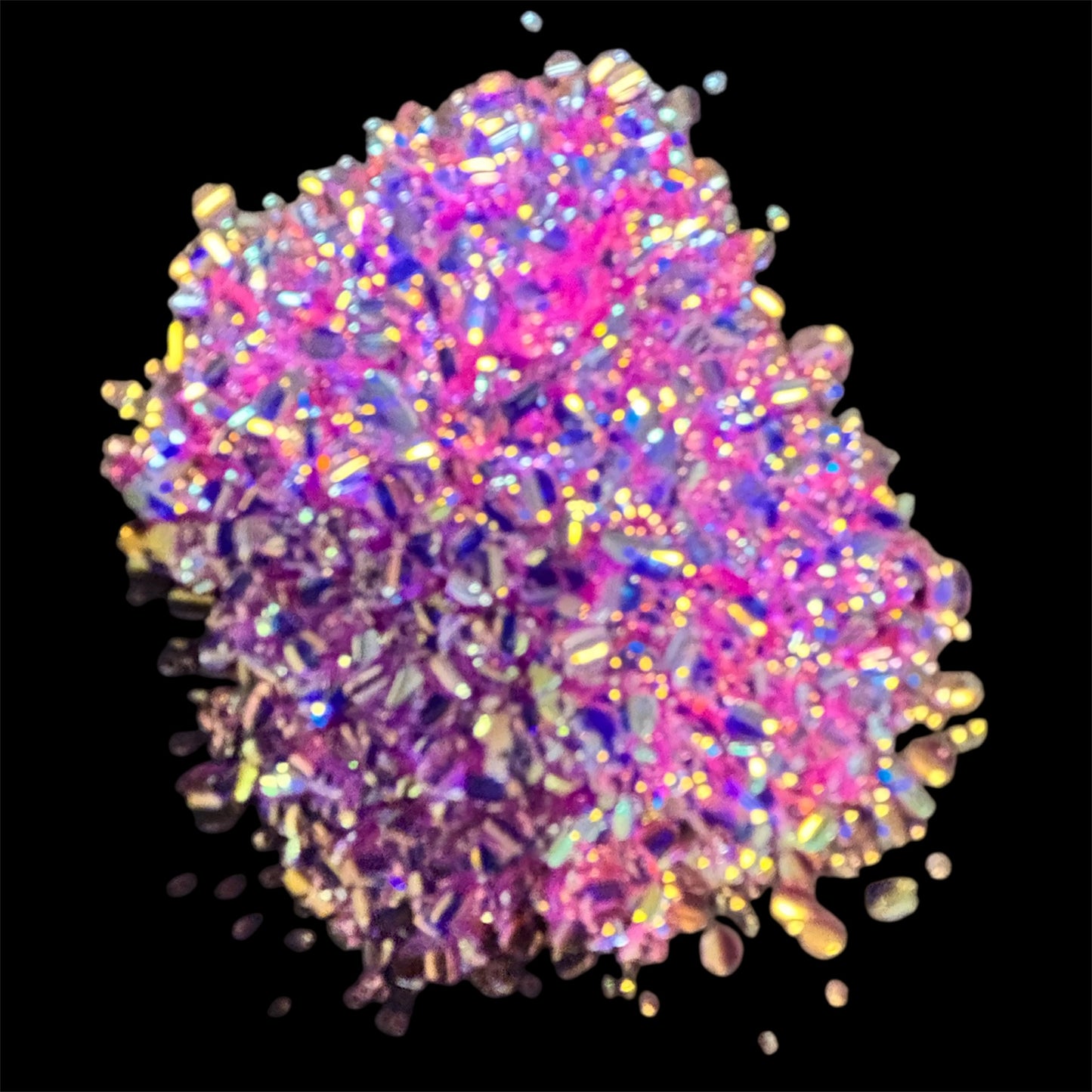 Orchid Bubble 3D Glitter