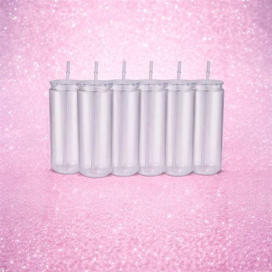 Make your Own: 6pack of 16oz Snow Globe Arcylic Bundle