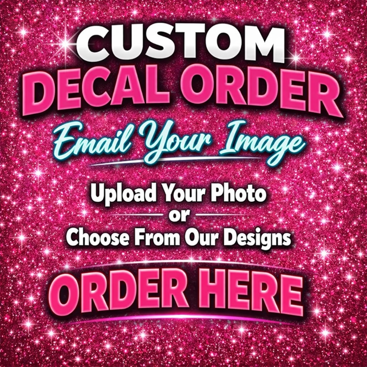 Custom UV DTF Cup Decal